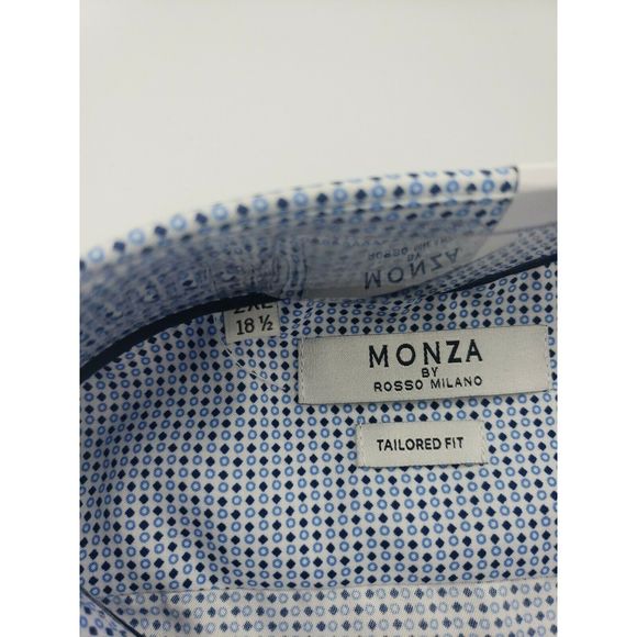 SALE!  GEOMETRIC Tailor Fit Button Down MONZA - Picture 8 of 8